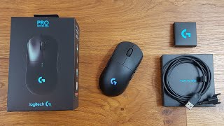 Logitech G PRO Wireless BEST WIRELESS GAMING MOUSE Unboxing and Complete Setup [upl. by Tegdig373]