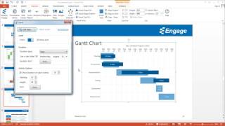 Create a Gantt Chart using the Engage PowerPoint addin [upl. by Kauppi557]