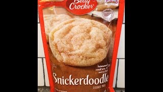 Making Betty Crocker Snickerdoodle Cookies [upl. by Bullivant]