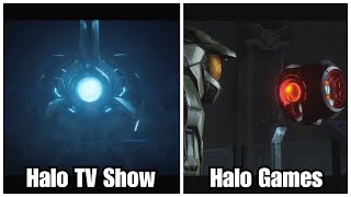 343 Guilty Spark in the Halo TV Show vs Halo Games [upl. by Magnusson]