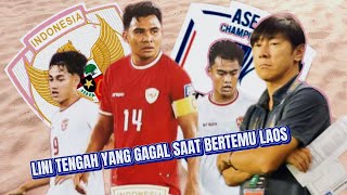 lini tengah yang gagal saat bertemu Laos [upl. by Acimot]