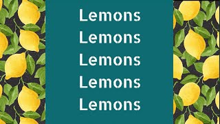 Theatre Group presents Sam Steiner’s “Lemons Lemons Lemons Lemons Lemons” [upl. by Joacima]