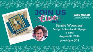 Card Maker Success Summit August 2024  Sande Woodson Live QampA [upl. by Esor233]