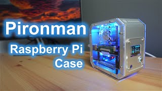 Awesome Cyberpunk Case For The Raspberry Pi 4  Pironman by Sunfounder [upl. by Airdnahs]