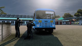 MSRTC TATA Bus with Shivneri Livery Running on Local Route in Euro Truck Simulator 2 [upl. by Einaeg]