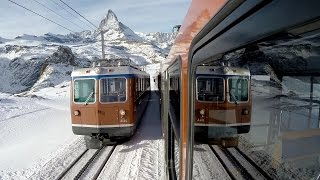 Gornergrat BahnSwitzerland  Vom Gornergrat nach Zermatt  GoPro Video [upl. by Amador166]