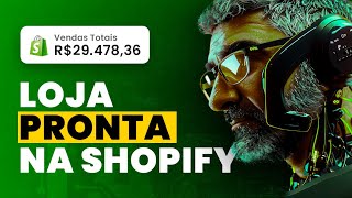 LOJA DE DROPSHIPPING NA SHOPIFY DE GRAÇA E PRONTA EM 5 MINUTOS ❤️ [upl. by Acile]