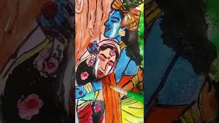 Shri RadheKrishna 🛕🇮🇳 paintinvideoshots🌺 subscribekijiya 👍🖌️ [upl. by Frederica]