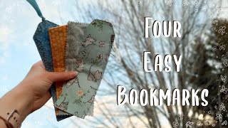 DIY Fabric Bookmarks  Super Easy Tutorial [upl. by Dong]