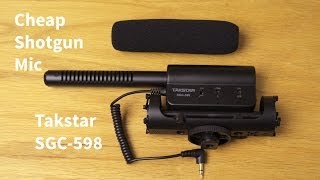 Cheap Shotgun MicTakstar SGC598 Review [upl. by Asiuqram]