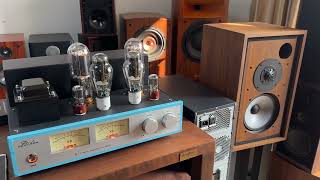 LaoChen 300B 845 Tube Amplifier SingleEnded Class A Testing before sending [upl. by Darrey]