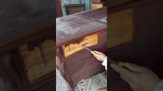 Removing cracked and damaged veneer can be so satisfying… ￼ [upl. by Andres37]