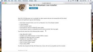 How to Download Mac OS X Lion and Mountain Lion for Free [upl. by Esimaj]