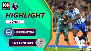 BRIGHTON  TOTTENHAM  CUỘC LỘI NGƯỢC DÒNG CẢM XÚC VỠ ÒA TRÊN SÂN AMEX  NGOẠI HẠNG ANH 2425 [upl. by Rolph]