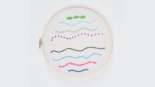 Embroidery Basics Make Your Own Sampler [upl. by Asnerek]