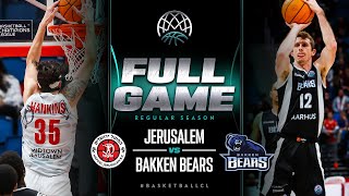 Hapoel Jerusalem v Bakken Bears  Full Game  Basketball Champions League 202223 [upl. by Margherita910]