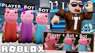 PIGGY Player  2 Bots Challenge EXTREME DIFFICULTY  Roblox [upl. by Emelda]