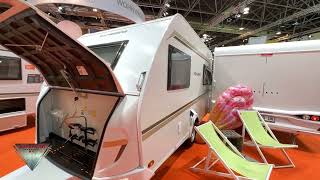 2023 Weinsberg CaraOne 390 QD Interior and Exterior at Dusseldorf Caravan Salon 2022 [upl. by Ydnat]