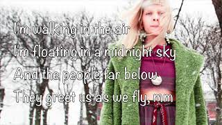 Walking in the Air Live Lyric Video  AURORA [upl. by Bello]