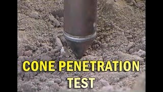 Cone Penetration Test2001 [upl. by Win]