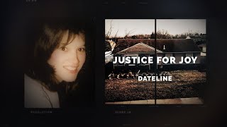 Dateline Episode Trailer Justice for Joy  Dateline NBC [upl. by Rebe]