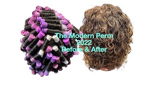 The Modern Perm 2022 Before amp After [upl. by Onaicilef]