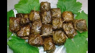 Stuffed Grape LeavesDolmehDolmaدلمه دلمه برگ مو [upl. by Leiram127]