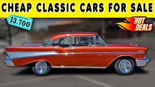 Todays Driver Discount Finds15 Classic Cars Selling Incredibly Cheap Today Under Budget [upl. by Edson9]