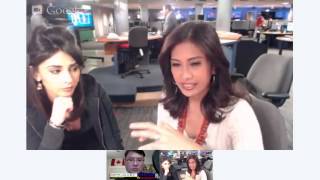 Les Mis review with Maria Quiban Araksya Karapetyan from Fox LA amp me [upl. by Luci]