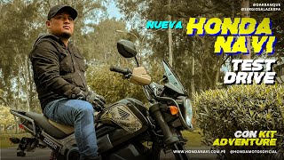 HONDA NAVI con Kit Adventure  Test drive [upl. by Sigfried743]