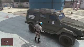 GTA V  Bolingbroke Penitentiary Shootout  Ten Stars Escape  RDE 404 Expanded [upl. by Rehtnug917]