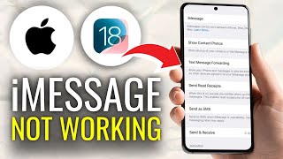 How to Fix iMessage NOT Working on iPhone  Full Guide [upl. by Namaj]