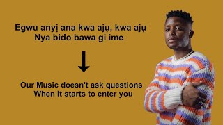 Chiké ft Mohbad  Egwu Lyrics Translation amp Explanation [upl. by Hennebery]