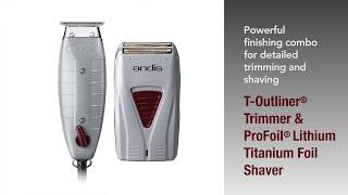 Andis Finishing Combo TOutliner amp Foil Shaver [upl. by Mano]