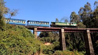 Nilgiri Mountain Railway Train to Ooty on the Wellington viaduct [upl. by Maximilianus891]