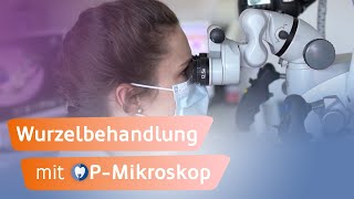 Wurzelbehandlung mit Mikroskop 🦷 Mikroskopische Endodontie [upl. by Rozamond]