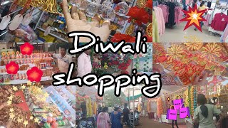 Diwali shopping vlog guys😱 [upl. by Aneek]