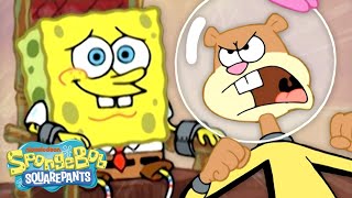 Every Time Sandy Rescued SpongeBob 🐿️  60 Minute Compilation  SpongeBob [upl. by Eleazar]