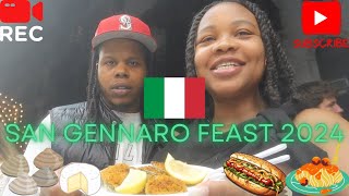 San Gennaro Festival Adventures A Day of Italian Eats amp Treats [upl. by Liag]