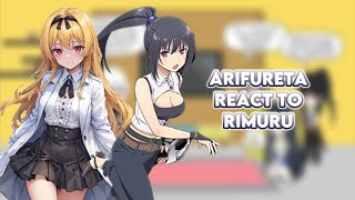 Arifureta react to Rimuru as Yue’s ancestor Gacha reaction AU ship Rimuru x Luminous [upl. by Houlberg]