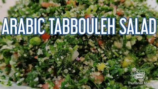 Arabic Tabbouleh Salad Recipehealthy salad [upl. by Binnings]