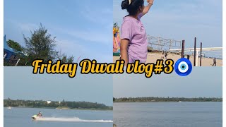 Friday Diwali vlog 3 Paradise beach ⛱️🏖️ enjoyment  joy traveling [upl. by Oza225]