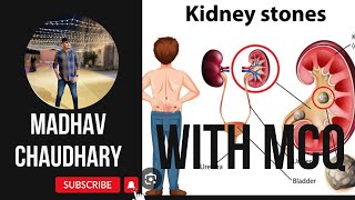 URINARY SYSTEM LECTURE3 NEPHROLITHIASISKIDNEY STONE WITH ALL MCQmadhavchaudhary kidney youtube [upl. by Chelsie]