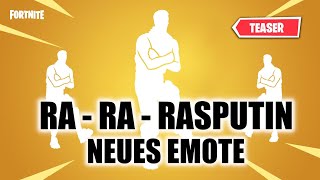 Ra Ra Rasputin RUSHIN AROUND │ Neues Fortnite Emote │ Offizieller Teaser │ teaser fortnite [upl. by Anes]