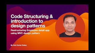 Chapter5  Code Structuring  Introduction to design patterns  MVC  Mutating [upl. by Akemehs]