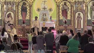 Sunday September 22 2024 Divine Liturgy Ukr 1100 am [upl. by Kcirad]