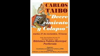 Decrecimiento y colapso  Carlos Taibo [upl. by Yehs]