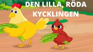 Den lilla röda Kycklingen   Sagor för Barn på Svenska  Swedish Fairy Tales [upl. by Dinah]