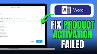 How To Fix Product Activation Failed Microsoft Word [upl. by Steinberg317]