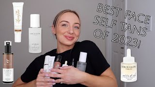 My MOST Used Facial Self Tanners of 2023 Loving Tan Dolce Glow Salty Face and More [upl. by Jerusalem]